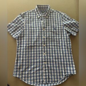 Ralph Lauren Short Sleeve Button Down EUC